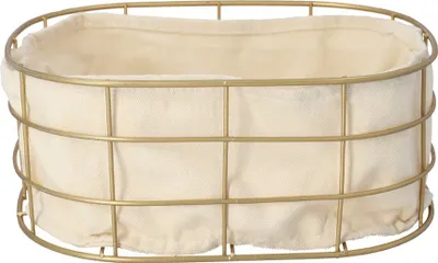 Produktbild von Warenkorb DUNCAN golden 25x20cm HOMLA