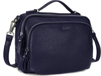 Produktbild von Gladdon Umhängetasche Damen Leder Crossbody Handtasche Navy