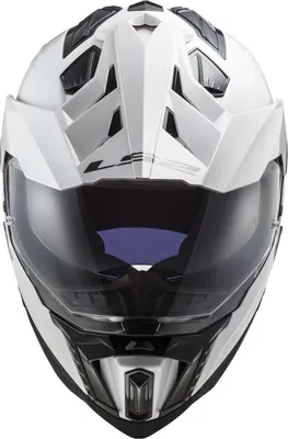 Image de LS2 MX701 Explorer Solid Motocross Helmet, blanc, M (57/58)