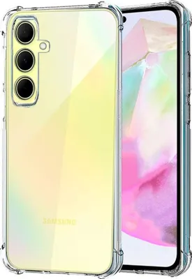Immagine prodotto di Custodia in silicone rinforzato per Samsung Galaxy A35 5G Trasparente