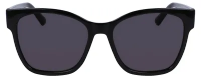 Image de Lunettes de soleil pour femmes Karl Lagerfeld, modèle KL6087s, couleur noire, taille unique