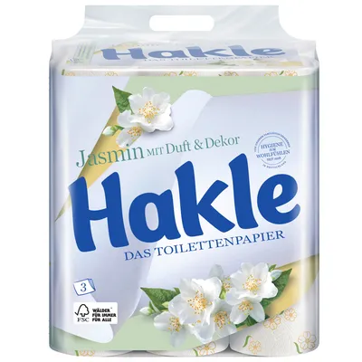 Produktbild von Hakle Toilettenpapier Jasmin 3-lagig 24 Rollen