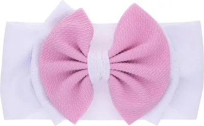 Produktbild von Kinder Stirnband Schmetterling Weiß / Blassrosa KP38366