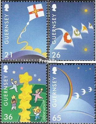 Produktbild von Briefmarken GB - Guernsey 2000 Mi 851-854 (kompl.Ausg.) postfrisch Europa