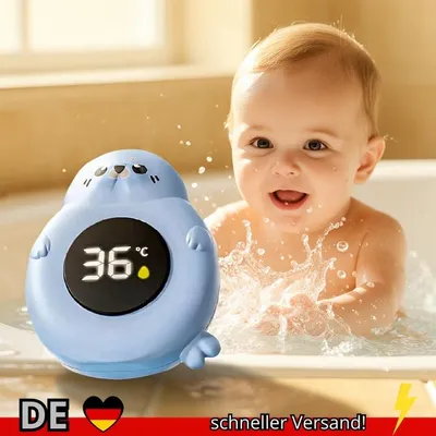 Produktbild von Baby-Badethermometer Badewannen-Temperaturmonitor Heiß Kalt Wasserändig