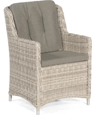 Produktbild von Sonnenpartner Avatar Garten-Sessel Gartenstuhl Alu mit Polyrattan white-coral