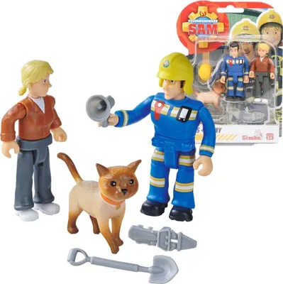 Produktbild von Elvis, Penny, Katze | Spiel-Figuren Set | Feuerwehrmann Sam