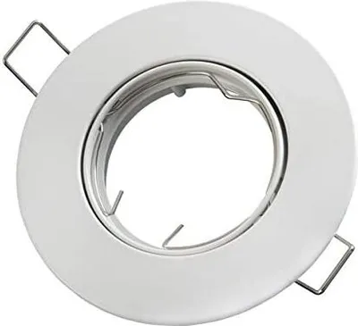 Zdjęcie produktu dla Reflektor wpuszczany GU10 Ø80mm otwór aluminiowy z gniazdem GU5.3 do żarówek LED 50mm Żarówki LED G4 MR11 MR16, białe okrągłe
