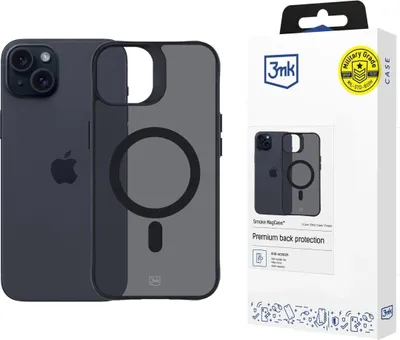 Produktbild von 3MK Smoke MagCase, Cover, Apple, iPhone 15 Plus, 17 cm (6.7"), Grau