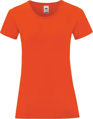 Obrázok produktu pre Dámske tričko Fruit Of The Loom Iconic, čierne PC3400 (M) (Feuerrot)