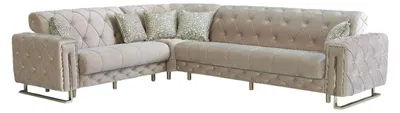 Produktbild von ECKSCHLAFSOFA Shimla Beige - Langer Schenkel Rechts