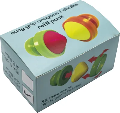 Produktbild von EDUPLAY 370061 Easy Grip Kreide zum Auffüllen 6er Set