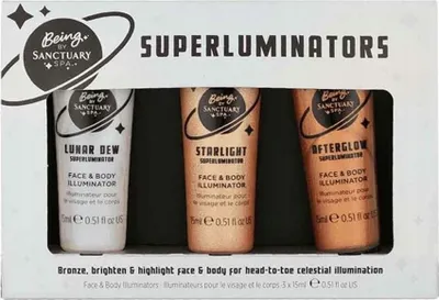 Image de Superluminators SANCTUARY SPA set de surligneurs pour le visage et le corps 3x15ml