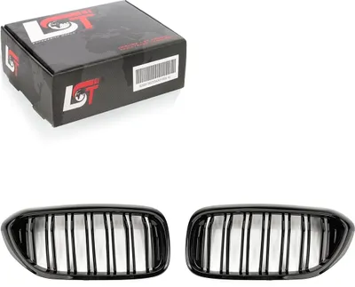 Produktbild von Frontziergitter Nieren Doppelsteg Schwarz glänzend für BMW 5er G30 F90 G31 G38
