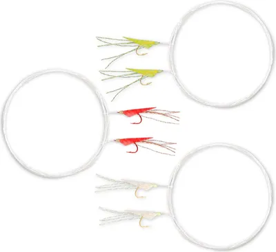 Produktbild von Zebco Holografix Heringsvorfach 1m 0,30mm mit 2 Angelhaken, Farbe:natural