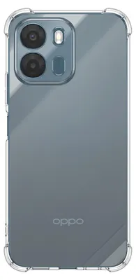 Image de Coque Avizar pour Oppo A6, en silicone souple avec des coins renforcés et résistants aux chocs, transparente