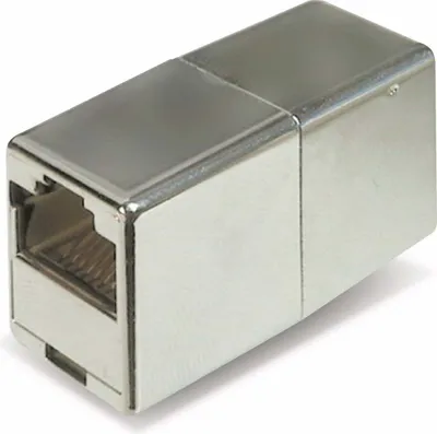 Obrázok produktu pre goobay Modularkupplung 2 x RJ45 Buchse geschirmt crossover (Bulk)