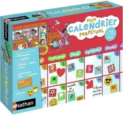 Image de NATHAN - Calendrier Perpétuel Magnétique