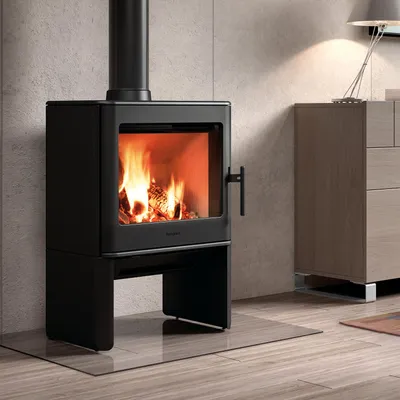 Produktbild von Hergom E40 Kaminofen Gusseisen Schwarz