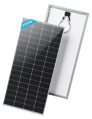 200 W 12 V monokristallines Solarmodul für Wohnmobil & Boot