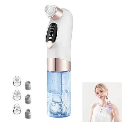 Produktbild von Porenreiniger Mitesserentferner, 3 Saugmodi, 6 Aufsätze, für Pickel, Akne & Mitesser, sicher für alle Hauttypen, unisex