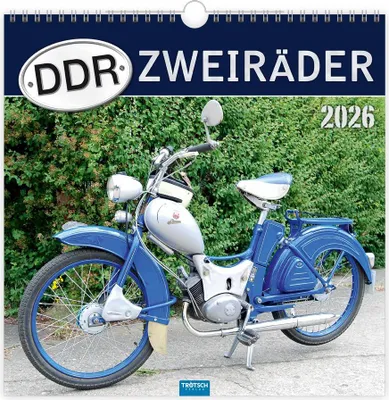 Produktbild von Trötsch Technikkalender DDR-Zweiräder 2026