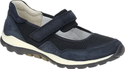 Produktbild von Gabor Rollingsoft Damen Spangenballerina in Blau, Größe 7