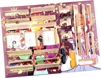 Produktbild von Sambro, Disney Princess Adventskalender mit 24 Fenstern, Bunt