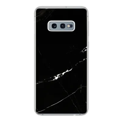 Produktbild von MuchoWow® Handyhülle Schutzhülle Hülle für Samsung Galaxy S10e Marmor - Schwarz - Natursteine Silikon Softcase Handy Hülle - Handy