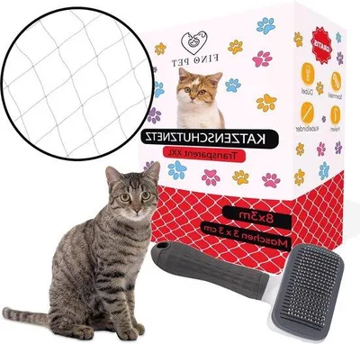 Produktbild von Famanu Katzennetz Balkon - 8 x 3 Meter - Transparent