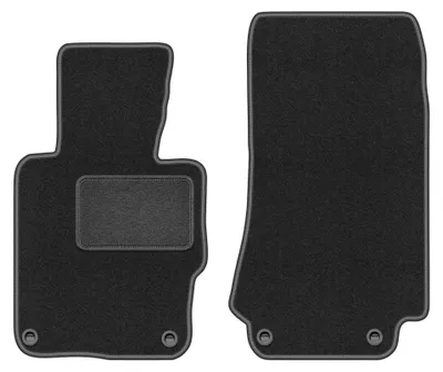 Immagine prodotto di Tappetini anteriori in moquette per BMW Z3 E36/8 1997-2002 (coupé) – 2 pezzi, grigio grafite, su misura – Wielganizator LUX
