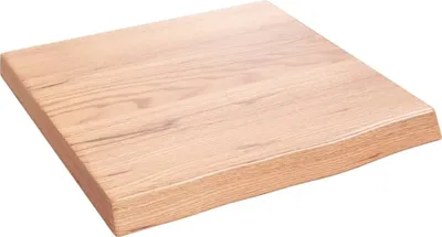 Produktbild von Wandregal Hellbraun 40x40x(2-4) cm Massivholz Eiche Behandelt