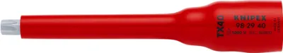 Image de KNIPEX 98 29 40 Douille 3/8" pour TX40 123 mm