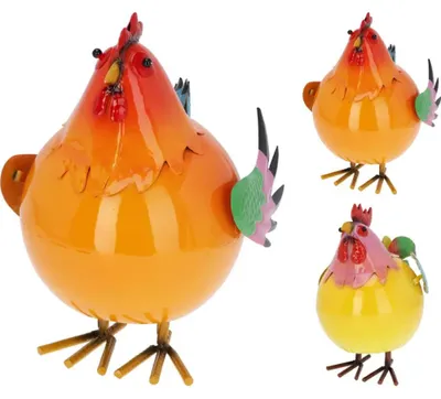 Immagine prodotto di Gallo in metallo colori assortiti