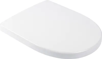 Produktbild von Calmwaters® Antibakterieller WC Sitz für Keramag iCon 204000 & 204060, D-Form mit Absenkautomatik, überlappend, aus Duroplast, Weiß - 26LP5381