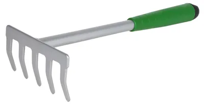 Produktbild von Kleinrechen mit Kunststoffgriff 35cm Handrechen Harke Gartengerät Gartenhelfer