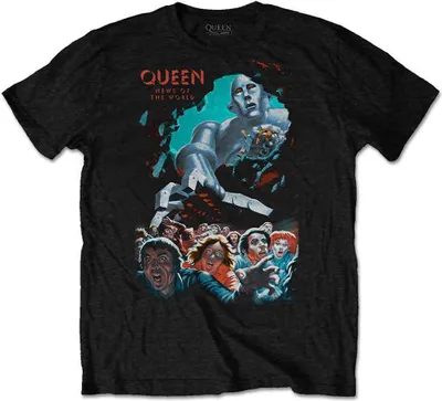 Obrázok produktu pre Queen News Of The World Vintage Black M Tričko