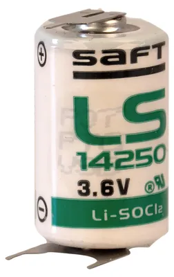 Produktbild von SAFT Lithium-Batterie LS 14250 1/2 AA Batterie - PIN +/-