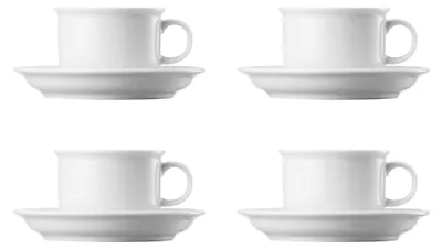 Produktbild von 4 x Kaffeetasse 2-tlg. - Trend Weiß - Thomas - 11400-800001-14740