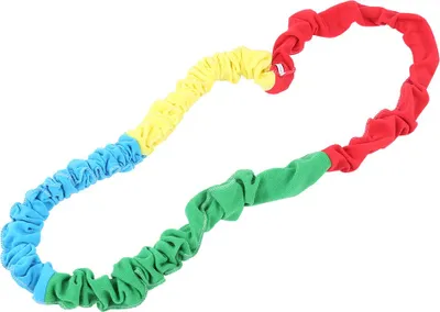 Produktbild von Gummizugspiel, farbenfroh & elastisch, für Kindergärten & Sensorik-Training, Outdoor-Kinderspielgerät