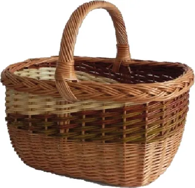 Produktbild von Weidenkorb, Einkaufskorb, Holzkorb