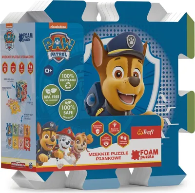 Produktbild von Trefl Paw Patrol Schaumstoffpuzzle