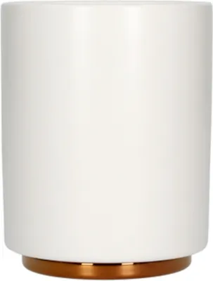 Zdjęcie produktu dla Kubek Dwuścienny CERAMICZNY Kubek do kawy Kubek do herbaty Biały FELLOW 325 ml