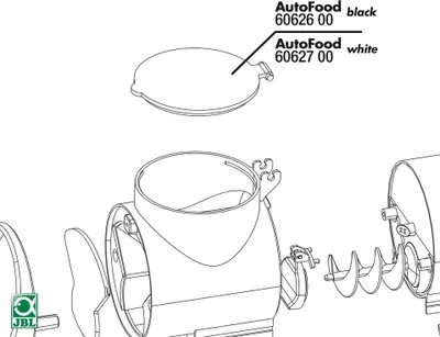 Produktbild von JBL AutoFood Black Deckel Futterkammer