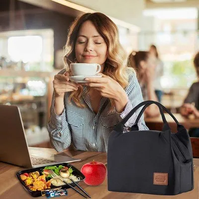 Image de Petite boîte à lunch isotherme pour le travail et l'école