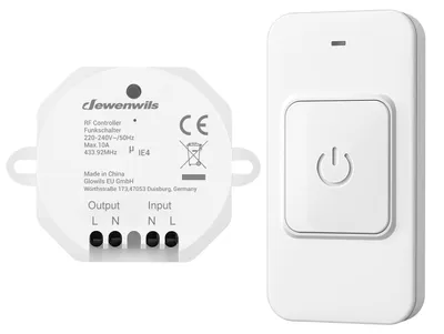 Immagine prodotto di Interruttore wireless a 230 V con telecomando magnetico, espandibile