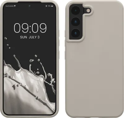 Produktbild von kwmobile Schutzhülle kompatibel mit Samsung S22 Hülle - Silikon Case Handyhülle S22 - Handyhülle Samsung S22 weiche Oberfläche - kabelloses Laden -