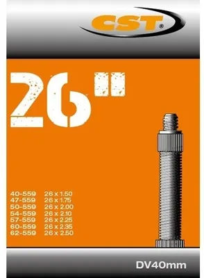 Produktbild von CST 26 DV Schlauch 26 Zoll (40/62-559) Fahrradschlauch