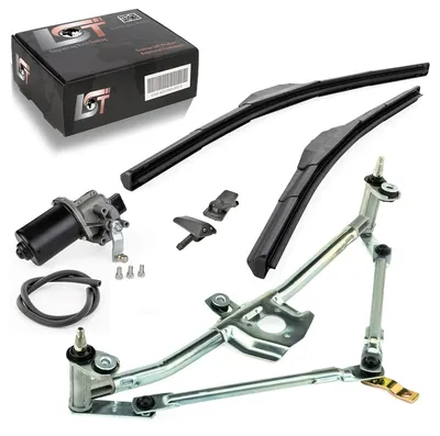Produktbild von Wischermotor Front Scheibenwischer Wischblatt Gestänge für SEAT TOLEDO 2 II 1M