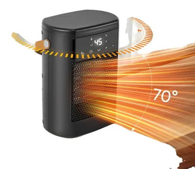 Image de Radiateur électrique, design compact, 3 modes de chauffage, UE